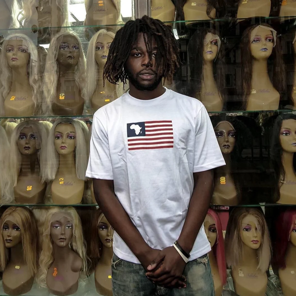 AFRICA'S MOST WANTED TEE WHITE