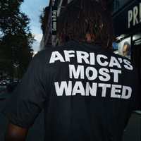 AFRICA'S MOST WANTED TEE BLACK