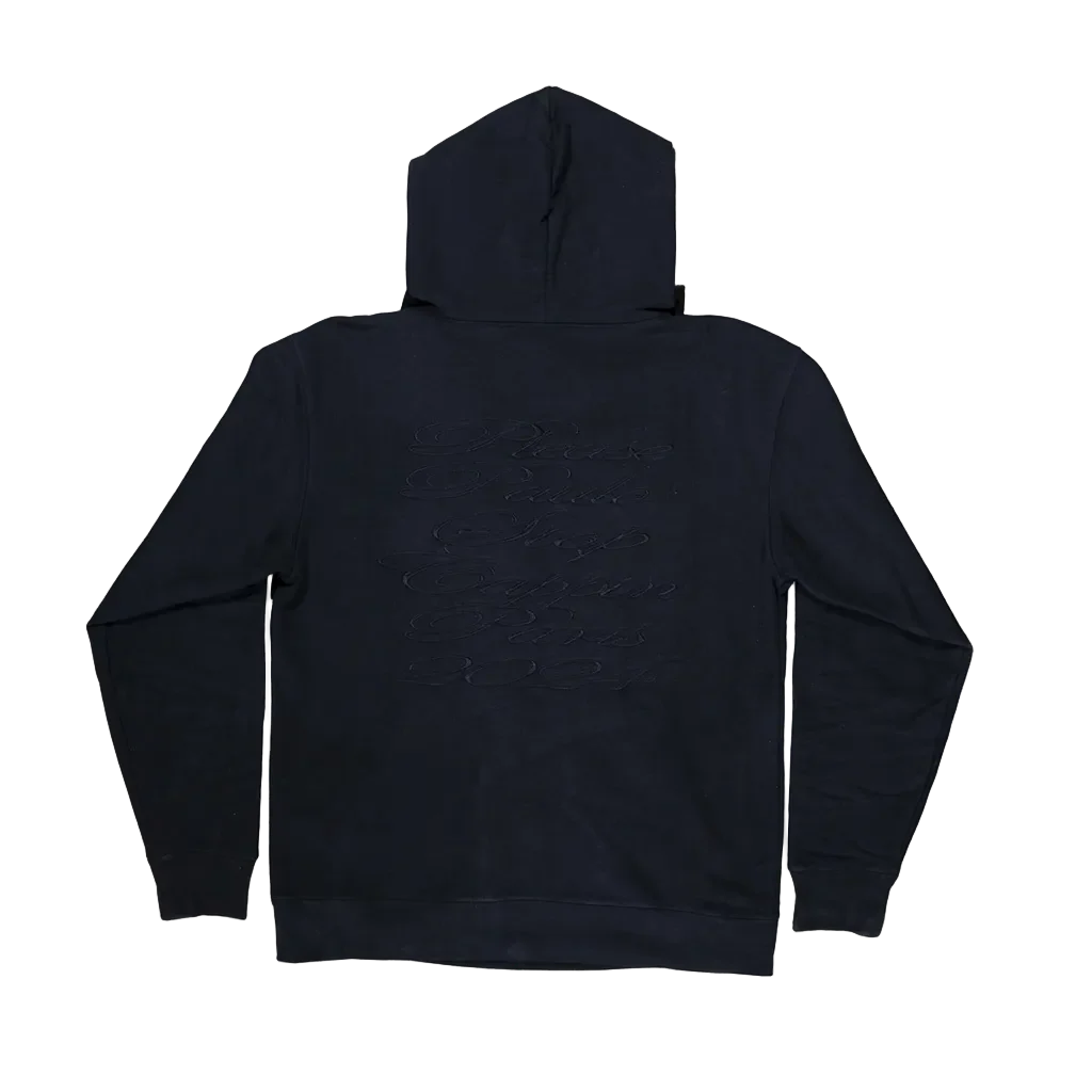 <3 HOODIE BLACK